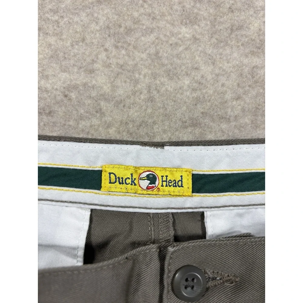 Vintage Duck Head Khaki Chino Pants Mens 36x30 100% Cotton Wide Leg Open